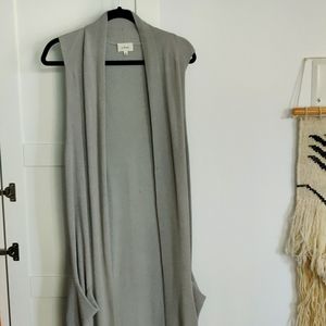 Wilfred long vest cardigan